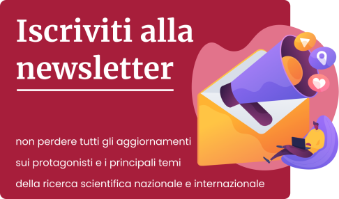 Pannello CTA con invito all'iscrizione della newsletter di Bicocca Research