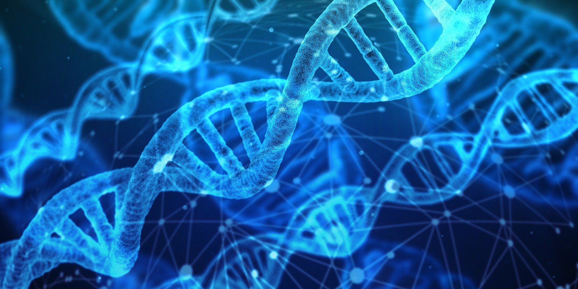 Immagine astratta di una catena di DNA