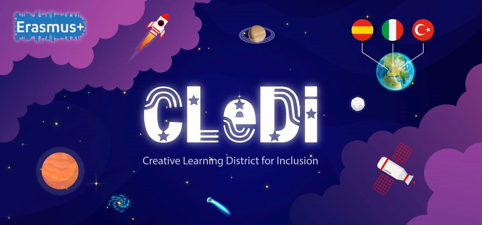 Immagine dell'home page del progetto europeo Cledi