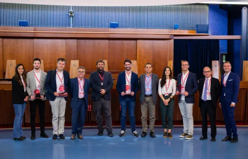 Foto di gruppo dei premiati Borsa di ricerca
