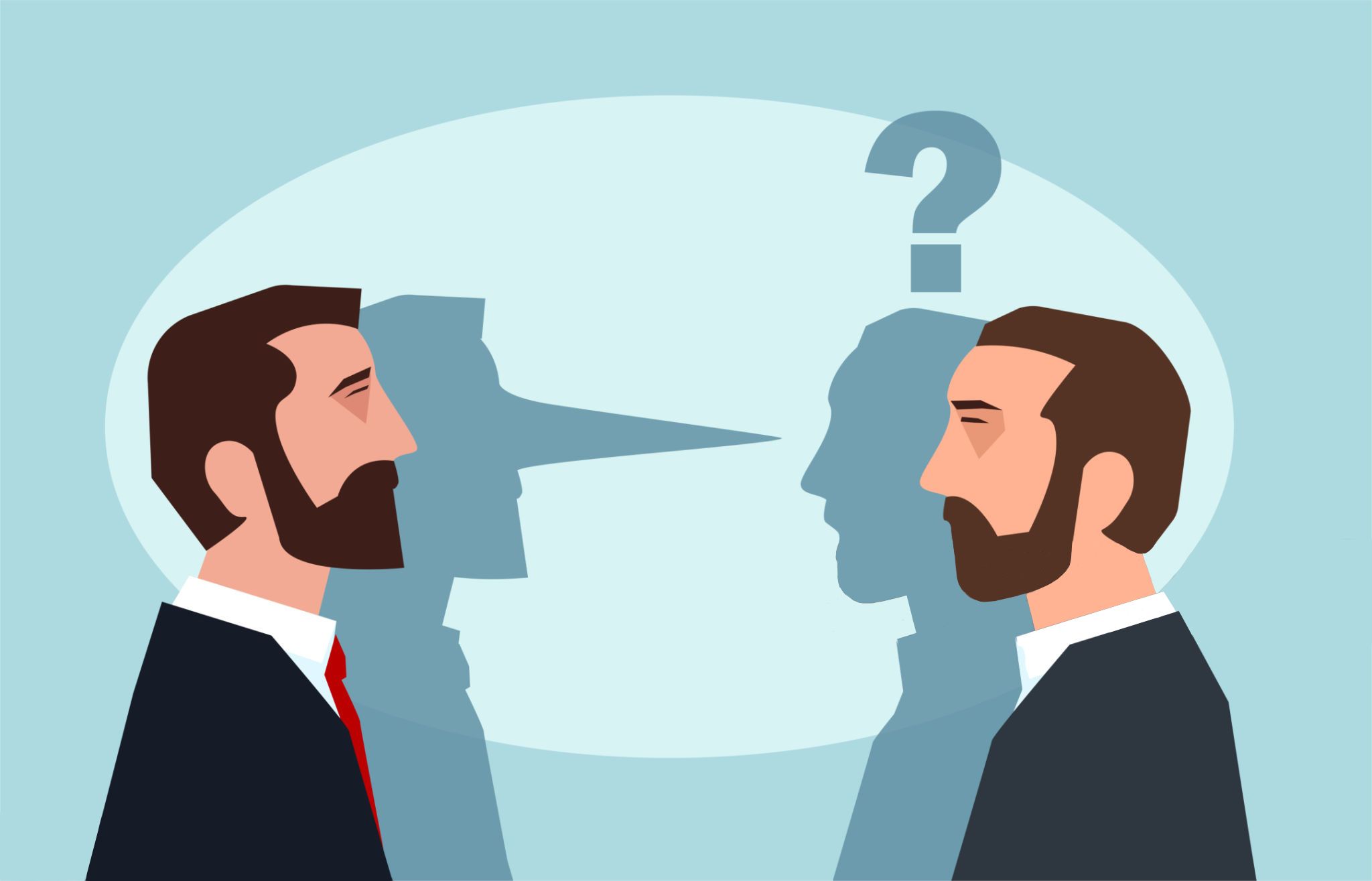 Illustrazione che esprime il concetto di onestà e disonestà